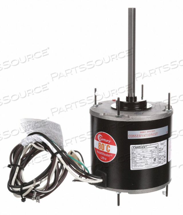 OEM#: FE1038SUCONDENSER FAN MOTOR 1/3 HP 825 RPM 1-PH by Regal Beloit America, Inc. (Century Electric Motors)