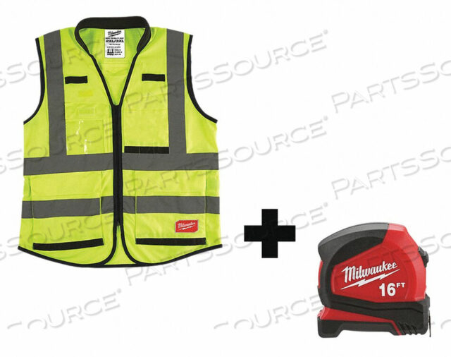 OEM#: 48-73-5043 48-22-6616HIGH VISIBILITY VEST 2XL/3XL by Milwaukee Electric Tools