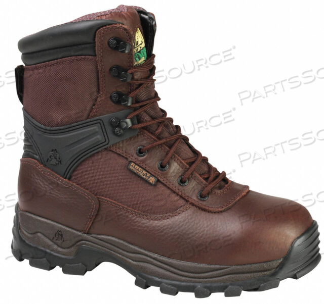 8 WORK BOOT 9 D BROWN STEEL PR