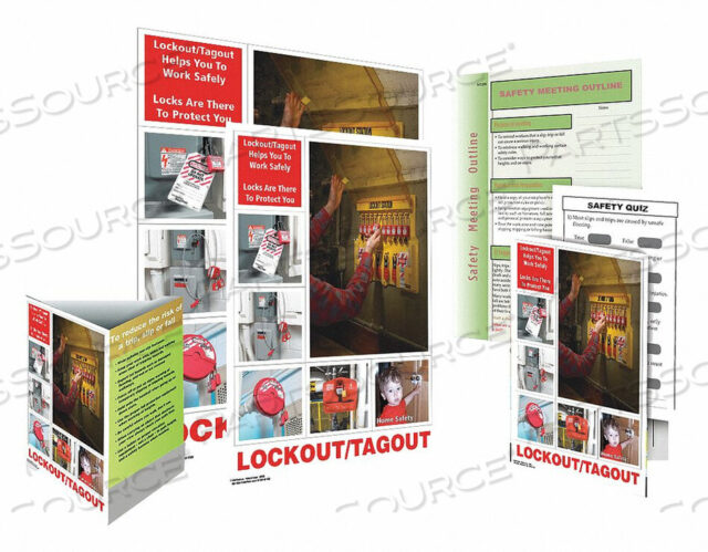 OEM#: SW0224-SAFEKITSAFE SYSTEM KIT LOCKOUT/TAGOUT HELPS ENG by SafetyPoster