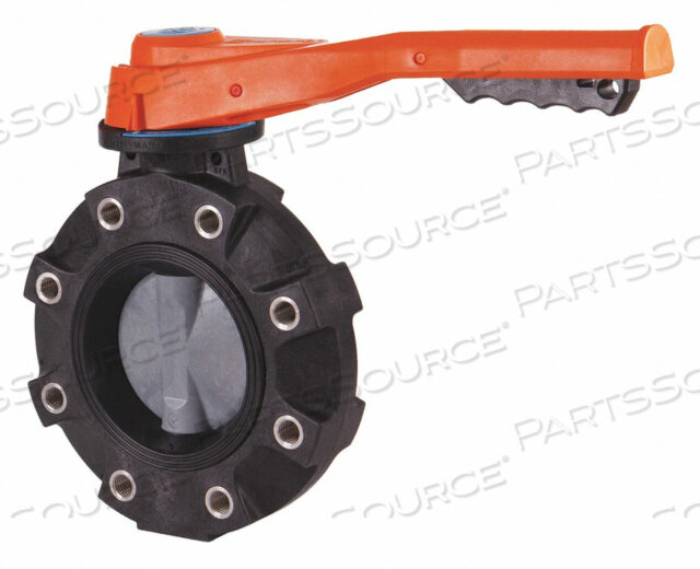 OEM#: BYV11025A0NLI00BUTTERFLY VALVE PVC NTRLE 2.5IN LVR LUG by Hayward