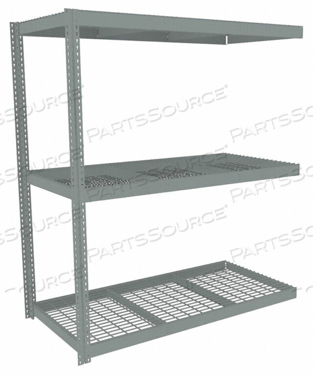 OEM#: ZLC7-7236A-3WBOLTLESS SHELVING ADD-ON 84 H GRAY by Tennsco Corp.