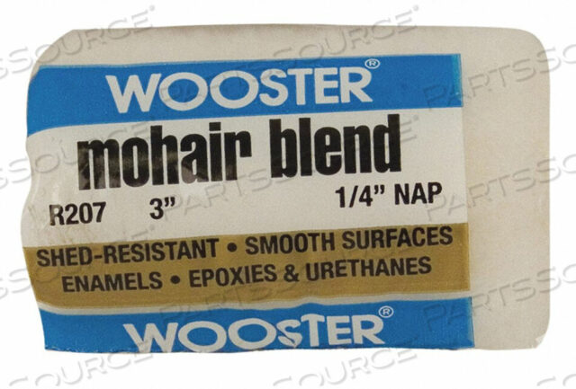 OEM#: R207 - 3PAINT ROLLER COVER MOHAIR 3IN-MULT/24 by Wooster