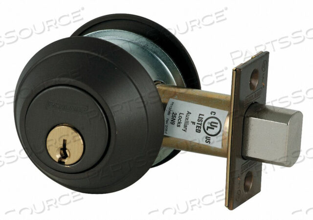 OEM#: B660P 613 C123DEADBOLT HD OIL RUBBED BRONZE 6 PINS by Schlage Lock