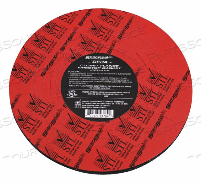 OEM#: CF34CLOSET FLANGE GASKET by STI