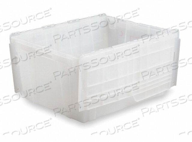 OEM#: FP261 CLEARATTACHED LID CONTAINER 2.7 CU FT CLEAR by Lewisbins