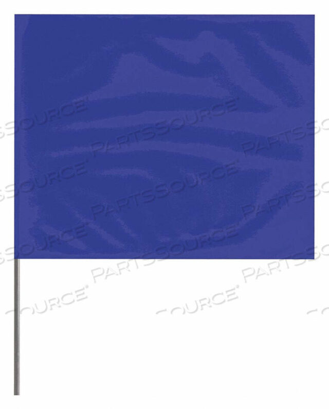 OEM#: 4536B-200MARKING FLAG BLUE BLANK PVC PK100 by Presco