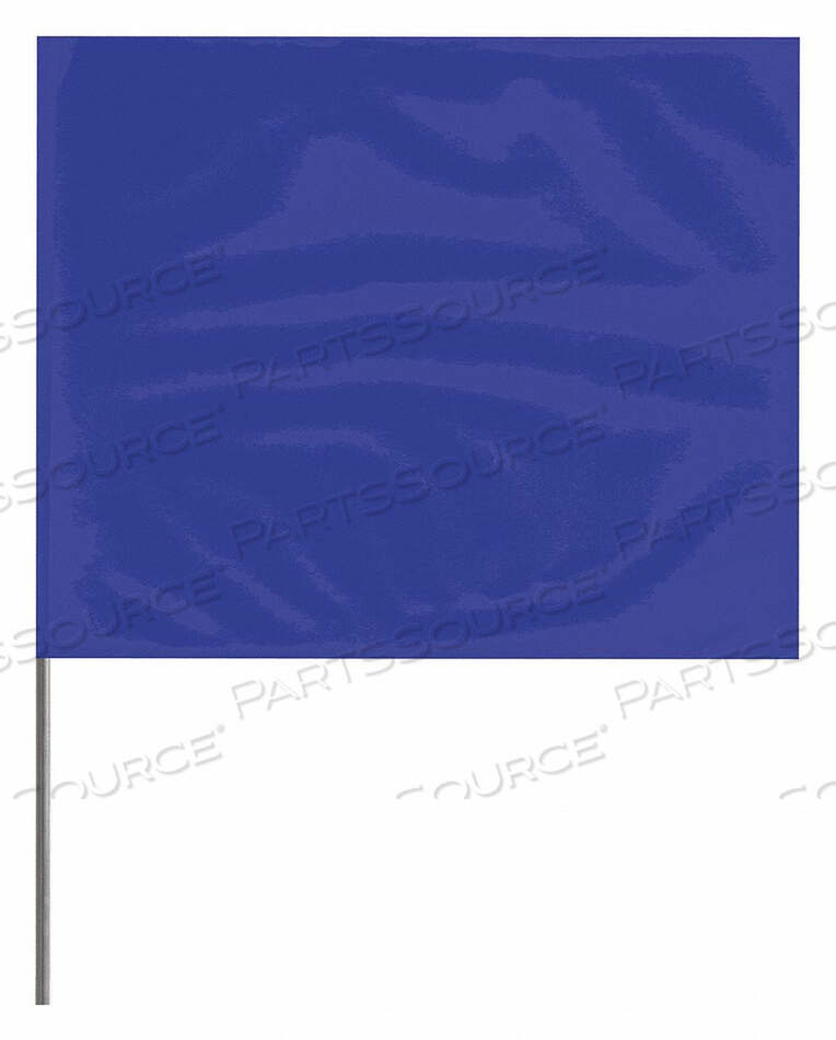 OEM#: 4536B-200MARKING FLAG BLUE BLANK PVC PK100 by Presco