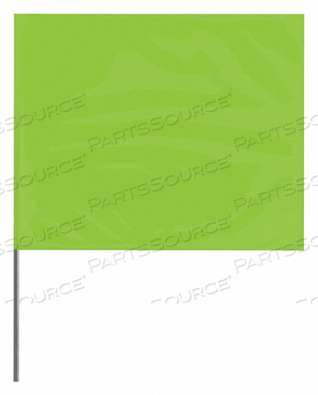 OEM#: 4536LG-200MARKING FLAG LIME GLO BLANK PVC PK100 by Presco