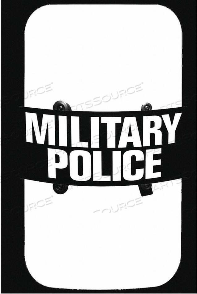 OEM#: BS-9-MPMILITARY POLICE RIOT SHIELD CLEAR by Paulson International