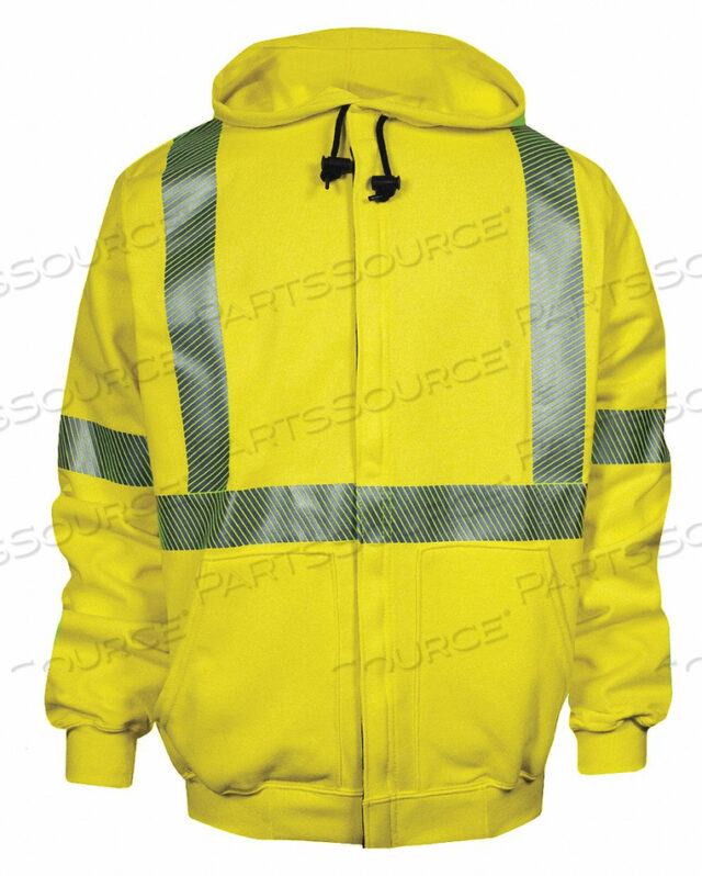 FR HOODED SWEATSHIRT YELLOW M