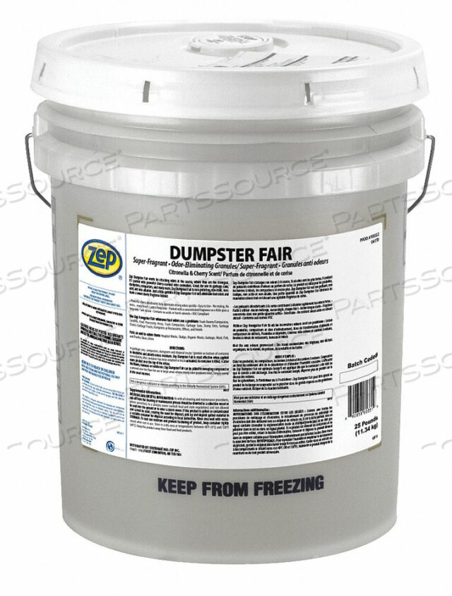 OEM#: F03332DUMPSTER FAIR ODOR NEUTRALIZER, 25 LB. DRUM by Zep