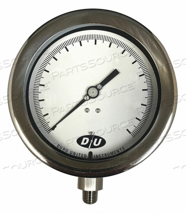OEM#: 4.2070413E7PRESSURE GAUGE 4-1/2 DIAL SIZE by Duro