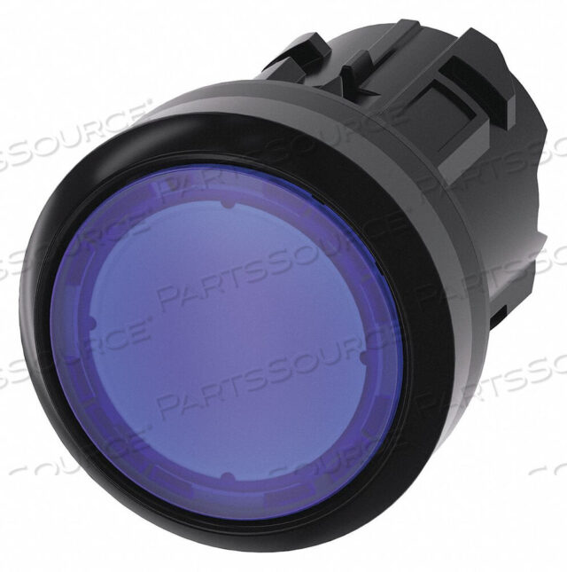 OEM#: 3SU1001-0AB50-0AA0SWITCH, PUSHBUTTON, ILLUMINATED, ROUND FLAT CAP, BLUE by Siemens