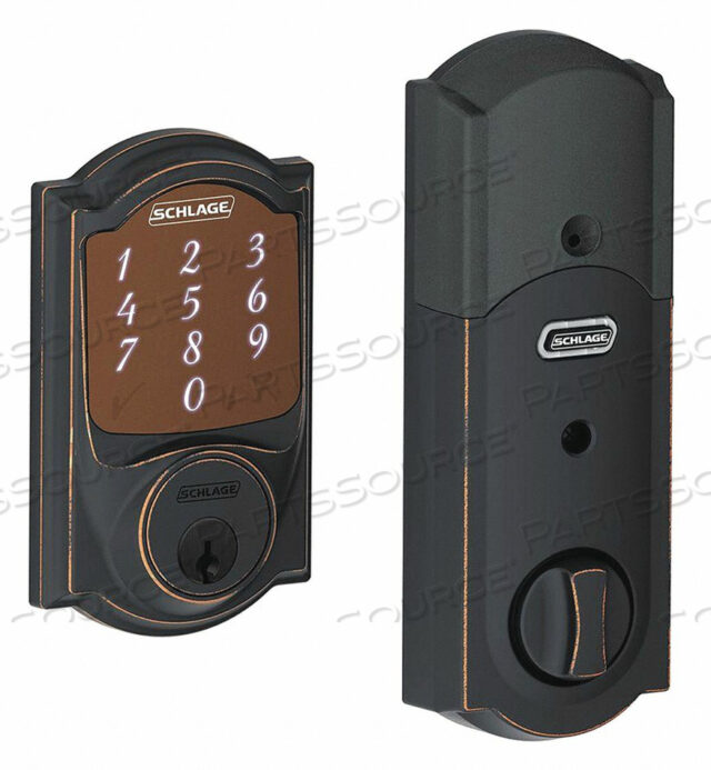ELECTRONIC LOCK DEADBOLT ANTIQUE BRONZE