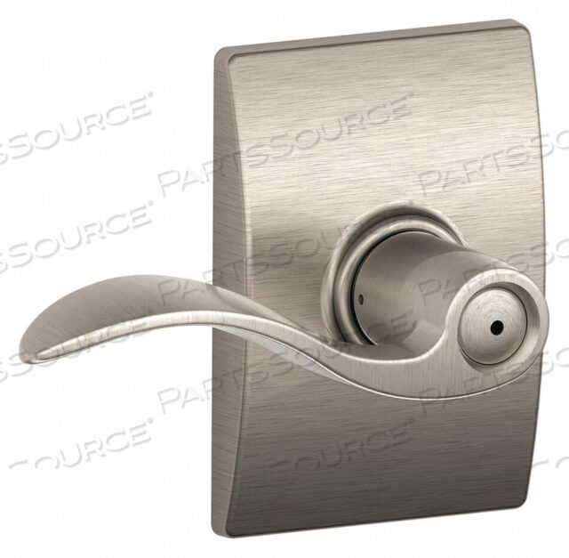 OEM#: F40 ACC 619 CENDOOR LEVER LOCKSET SATIN NICKEL PRIVACY by Schlage Lock