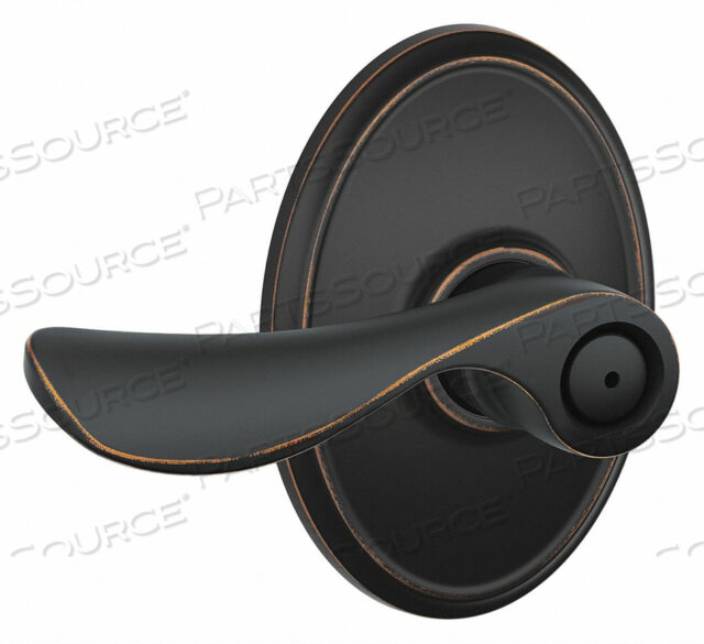 LEVER LOCKSET ANTIQUE BRONZE PRIVACY