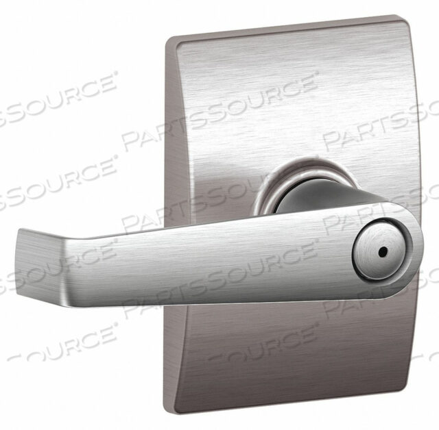 OEM#: F40 ELA 626 CENDOOR LEVER LOCKSET SATIN CHROME PRIVACY by Schlage Lock