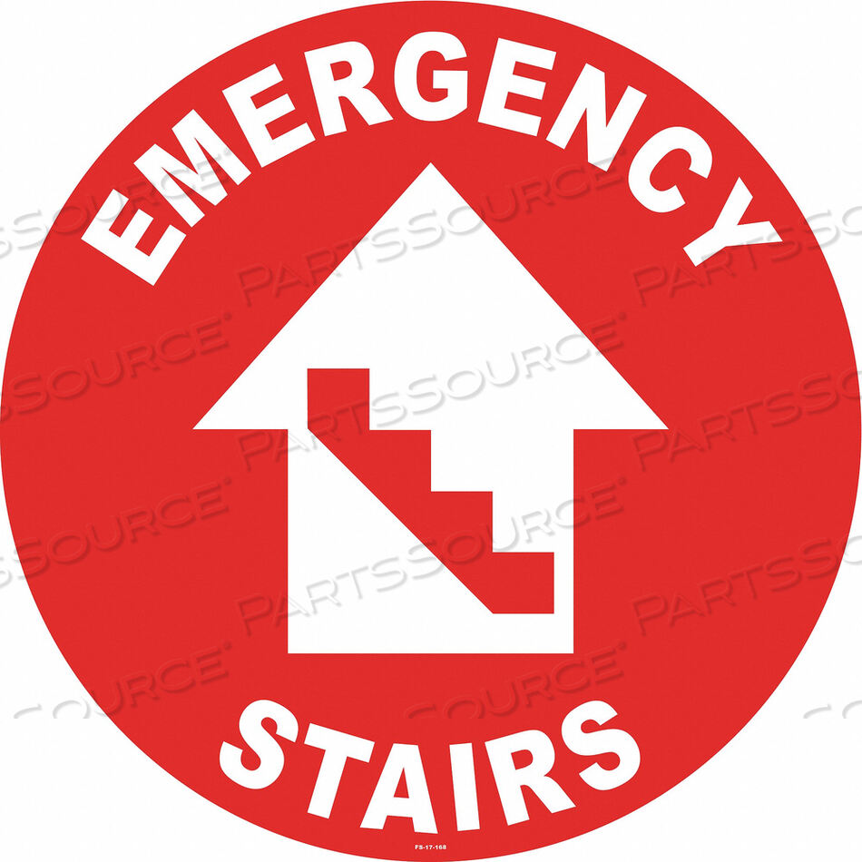 OEM#: FS-17-168FLOOR SIGN 17 W 17 H UV RESISTANT VINYL by Strance, Inc.