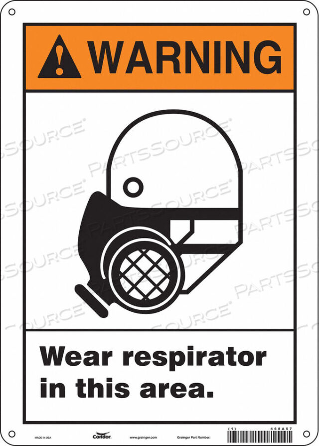 OEM#: 468A57SAFETY SIGN 10 W 14 H 0.032 THICKNESS by Condor