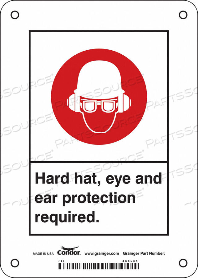 OEM#: 468L65SAFETY SIGN 5 WX7 H 0.032 THICKNESS by Condor
