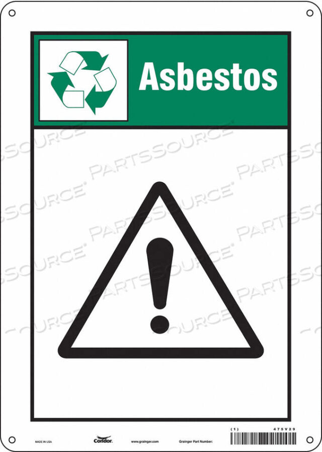 OEM#: 475V29SAFETY SIGN 10 WX14 H 0.032 THICKNESS by Condor