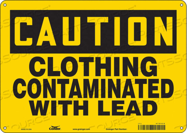 OEM#: 475V35SAFETY SIGN 14 WX10 H 0.032 THICKNESS by Condor