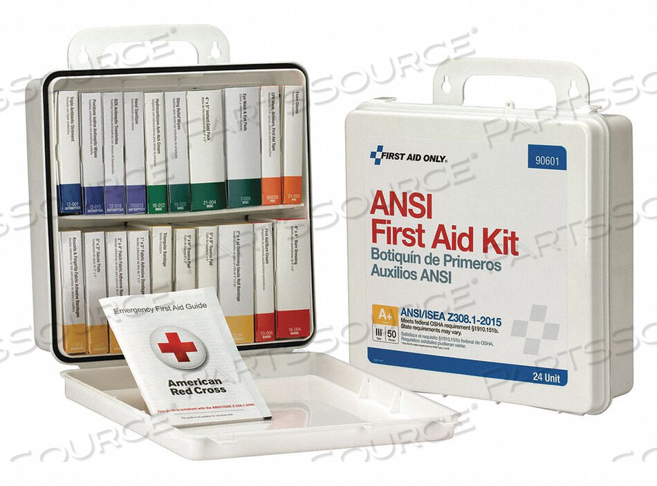 OEM#: 90601FIRST AID KIT 50 PEOPLE PLASTIC 24 COMP. by First Aid Only