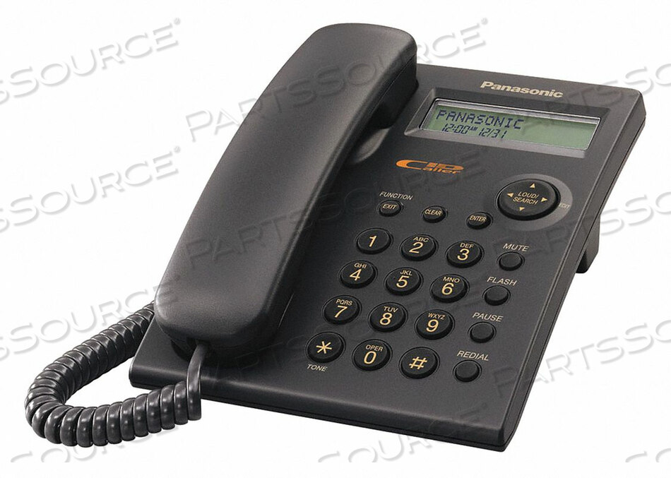 OEM#: KX-TSC11BTELEPHONE ANALOG 1 HANDSETS 1 LINES BLK by Panasonic / Matsushita Electric Industrial Co, Ltd
