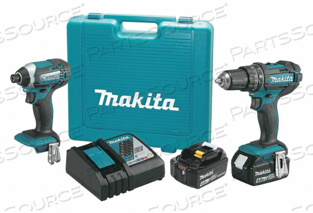 OEM#: XT261M18V LXT 4.0AH LI-ION CORDLESS 2PC KIT HAMMER DRILL/IMPACT DRIVER XPH10Z, XDT11Z by Makita