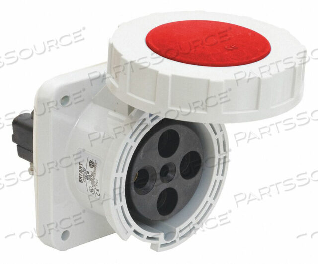 OEM#: BRY4100R7WPIN AND SLEEVE RECEPTACLE 30 HP 480VAC by Hubbell Power Systems