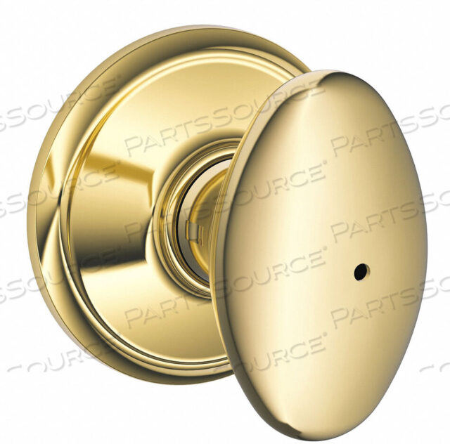 OEM#: F40 SIE 605X625KNOB LOCKSET BRIGHT CHROME PRIVACY GR 2 by Schlage Lock