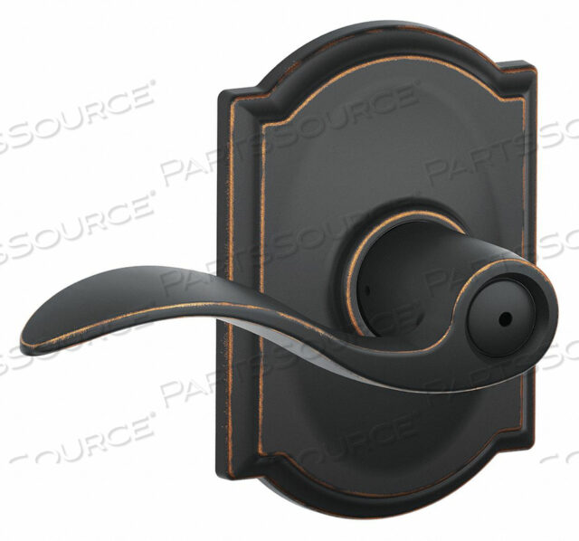 OEM#: F40 AVA 716 CAMLEVER LOCKSET MECHANICAL PRIVACY GRD. 2 by Schlage Lock