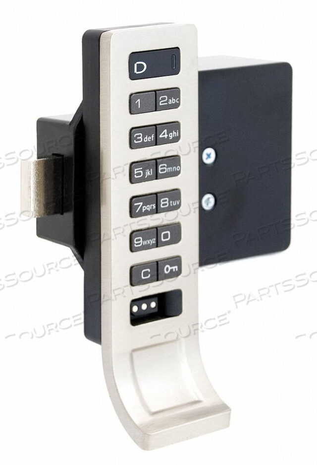 OEM#: ATV-619-01-01ELECTRONIC LOCK BRUSHED NICKEL 12 BUTTON by Digilock