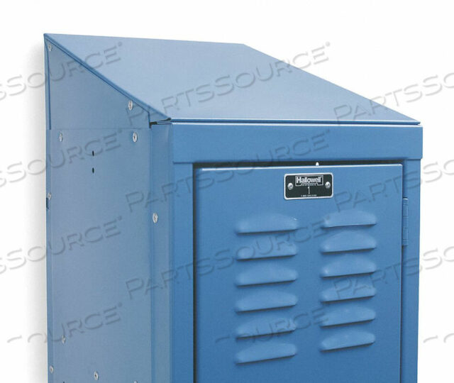 OEM#: KISTT1218MBSTEEL LOCKER ACCESSORY, INDIVIDUAL SLOPE TOP 12W X 18D X 6H MARINE BLUE by Hallowell