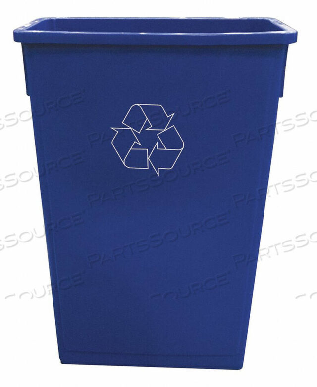 OEM#: 4PGU9TRASH CAN RECTANGULAR 23 GAL. BLUE by Tough Guy