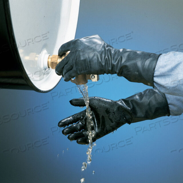 CHEMICAL RESISTANT GLOVE 16 MIL SZ 11 PR
