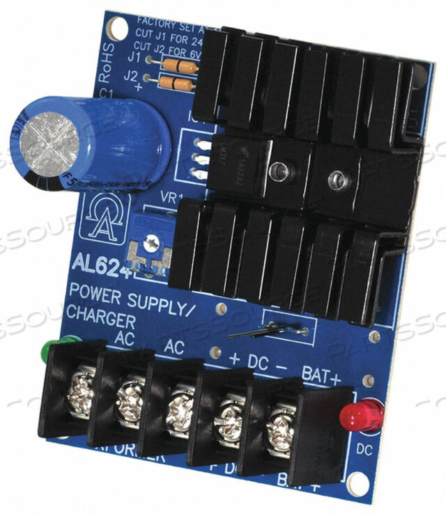OEM#: AL624POWER SUPPLY 6/12/24 VDC @ 1.2A by Altronix Corporation
