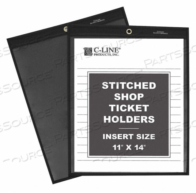 OEM#: 45114HOLDER SHOP TICKET OPEN TOP 11X14 PK25 by C-Line