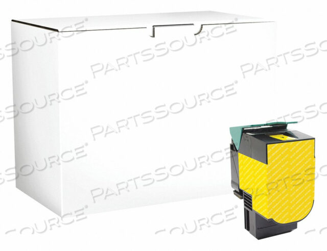 TONER CARTRIDGE YELLOW REMANUFACTURED