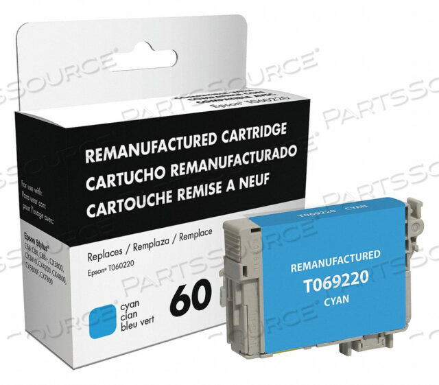 INK CARTRIDGE CYAN REMANUFACTURED
