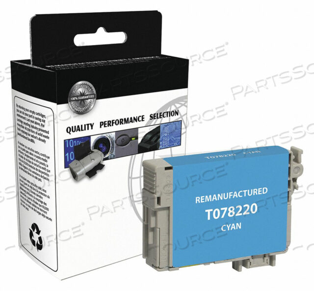 INK CARTRIDGE CYAN REMANUFACTURED