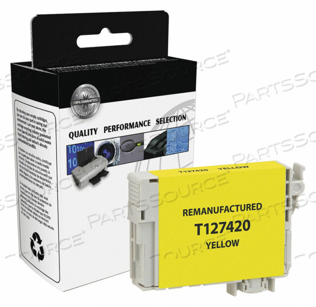 INK CARTRIDGE YELLOW REMANUFACTURED
