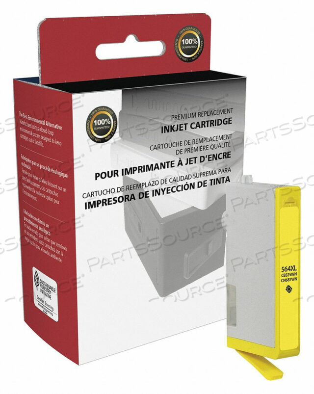 INK CARTRIDGE YELLOW REMANUFACTURED