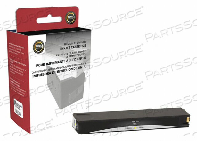 INK CARTRIDGE YELLOW REMANUFACTURED