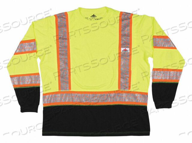 OEM#: FFLTC3SLMLONG SLEEVE T-SHIRT LIME M SZ by MCR Safety