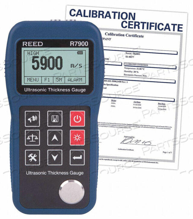 OEM#: R7900-NISTULTRASONIC THICKNESS GAUGE STEEL by Reed Instruments