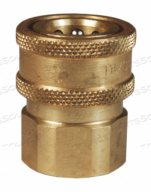 OEM#: 4VF4-BVSERIES VALVED COUPLERBR 1/2 FNPTF 1/2 by Dixon Valve and Coupling
