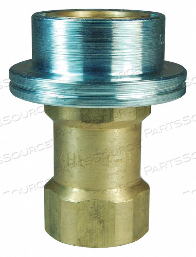 OEM#: 4HSF4-BHS-SERIES FEM NPT 1/2 OUPLER 1/2 BR by Dixon Valve and Coupling