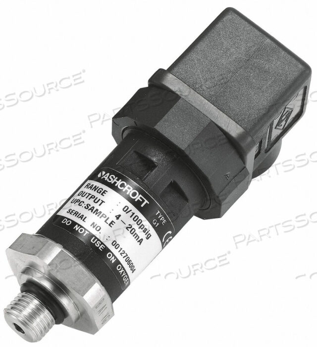 OEM#: G17MEK42CD500#D3852 PRESSURE TRANSDUCER RANGE 0 TO 500 PSI by Ashcroft Inc.